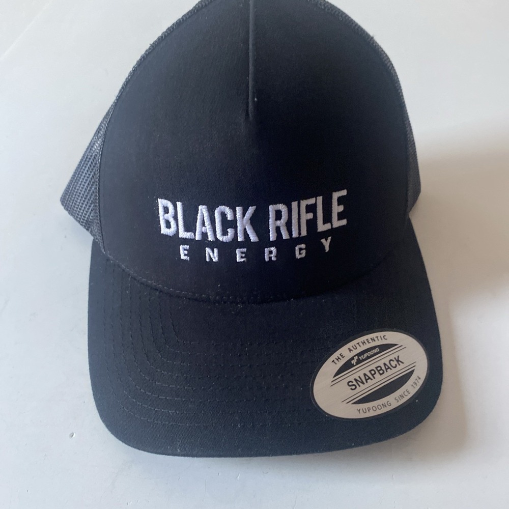 Black Rifle Energy Black Snapback Hat